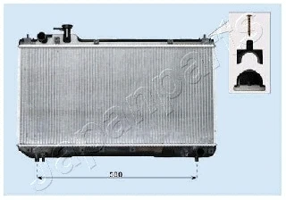 Radiator, engine cooling (RDA153096)