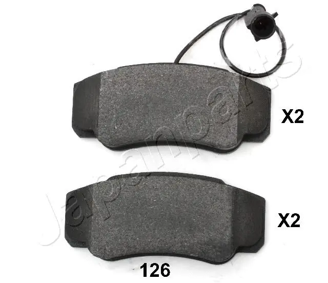 Brake Pad Set, disc brake (PA-126AF)