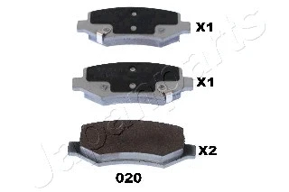 Brake Pad Set, disc brake (PP-020AF)
