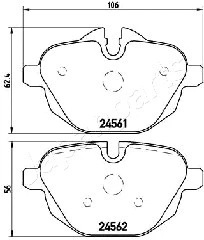 Brake Pad Set, disc brake