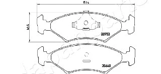Brake Pad Set, disc brake