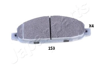 Brake Pad Set, disc brake (PA-153AF)