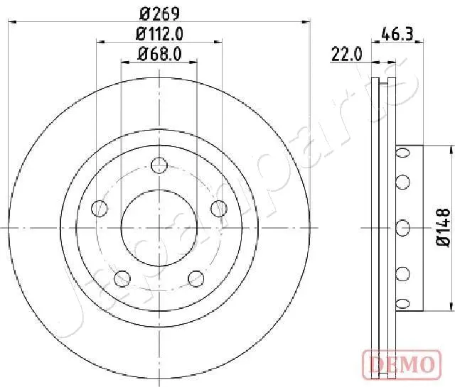 Brake Disc (DP-0913C)