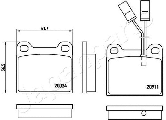 Brake Pad Set, disc brake