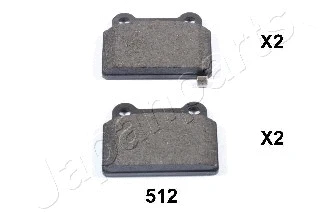 Brake Pad Set, disc brake (PP-512AF)