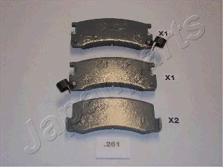 Brake Pad Set, disc brake (PP-261AF)