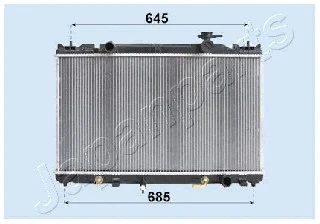 Radiator, engine cooling (RDA153118)