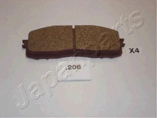 Brake Pad Set, disc brake (PP-206AF)