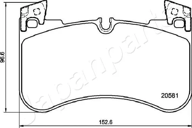 Brake Pad Set, disc brake (PA-L15AF)