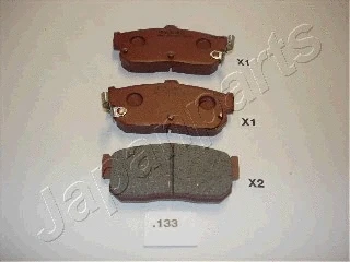 Brake Pad Set, disc brake (PP-133AF)
