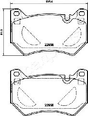 Brake Pad Set, disc brake (PA-0962AF)