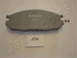 Brake Pad Set, disc brake (PP-136AF)