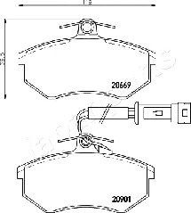 Brake Pad Set, disc brake