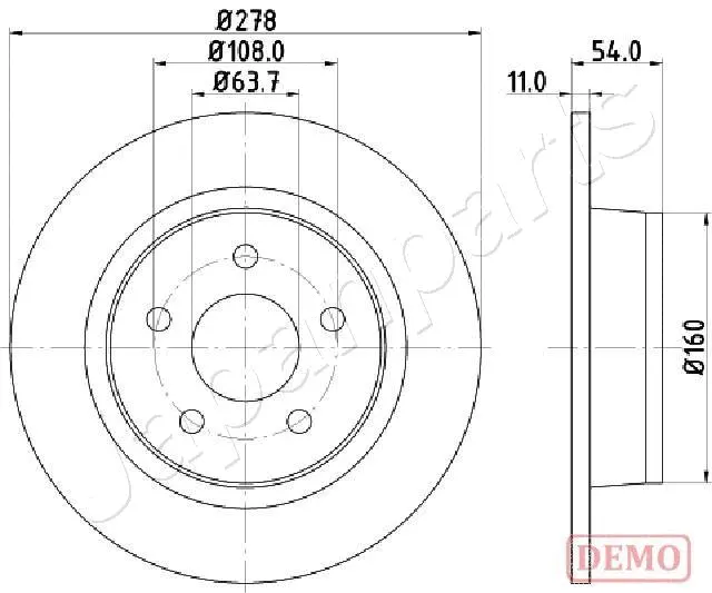Brake Disc (DP-0311C)