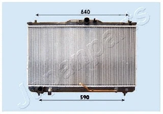 Radiator, engine cooling (RDA283092)