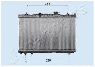 Radiator, engine cooling (RDA333030)