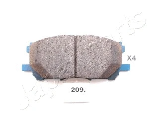 Brake Pad Set, disc brake (PA-209AF)