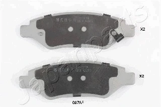 Brake Pad Set, disc brake (PP-007AF)