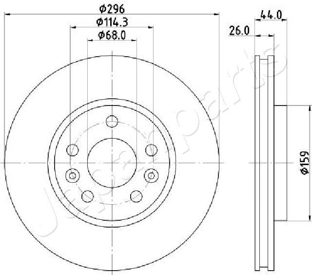 Brake Disc (DI-1000C)