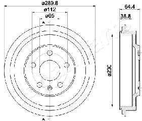 Brake Drum (TA-0911)
