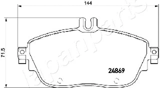 Brake Pad Set, disc brake