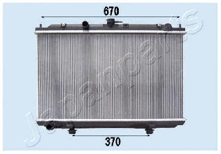 Radiator, engine cooling (RDA213042)