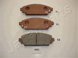 Brake Pad Set, disc brake (PA-489AF)