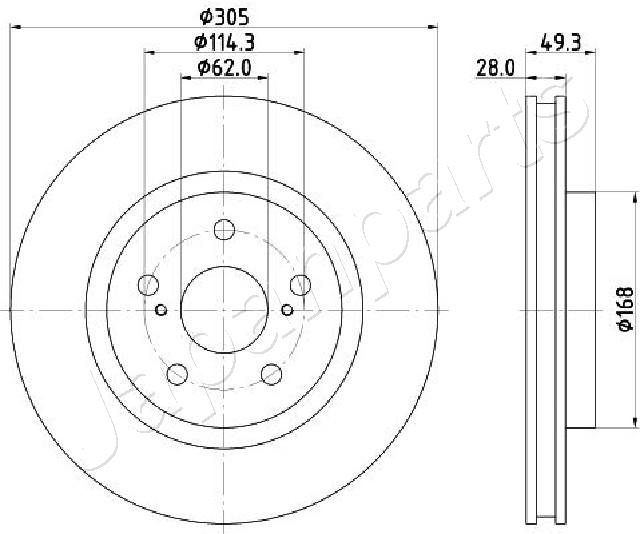Brake Disc (DI-2055C)