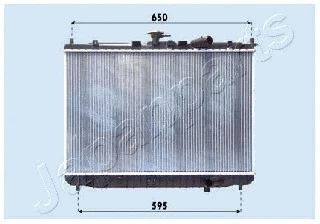 Radiator, engine cooling (RDA333025)