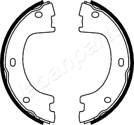 Brake Shoe Set, parking brake (GF-0505AF)