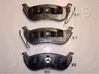 Brake Pad Set, disc brake (PP-904AF)