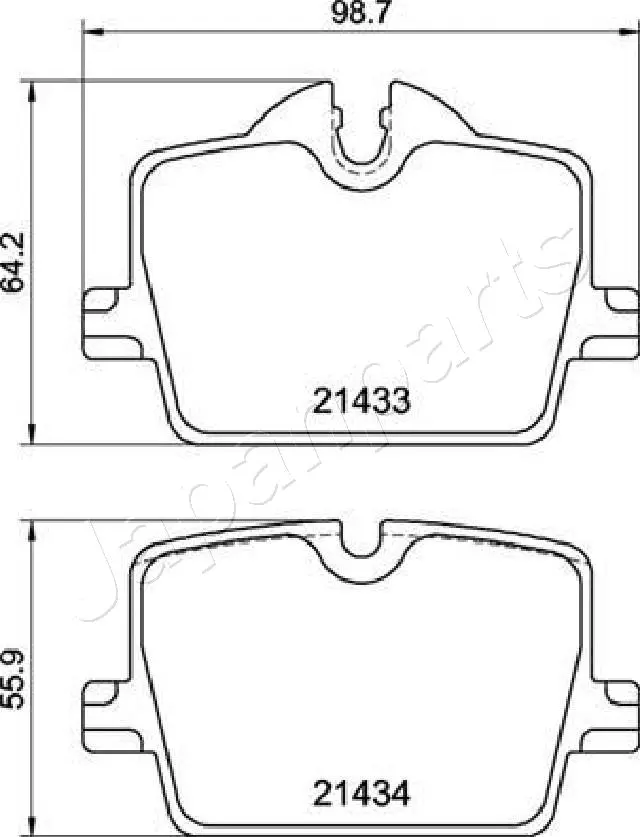 Brake Pad Set, disc brake (PP-0123AF)