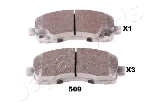 Brake Pad Set, disc brake (PP-509AF)