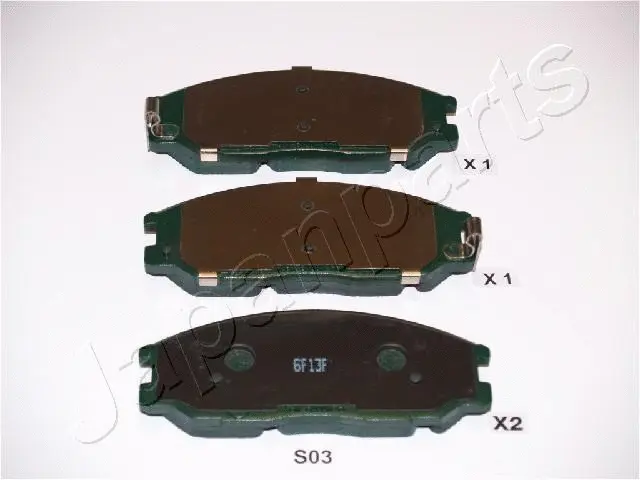 Brake Pad Set, disc brake (PA-S03AF)