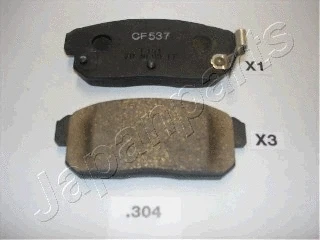 Brake Pad Set, disc brake (PP-304AF)