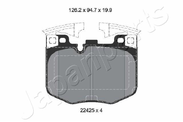 Brake Pad Set, disc brake (PA-2029AF)