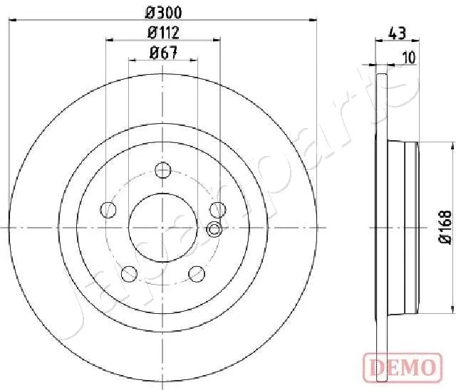 Brake Disc (DP-0525C)