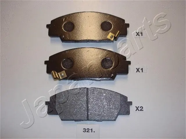 Brake Pad Set, disc brake (PA-321AF)