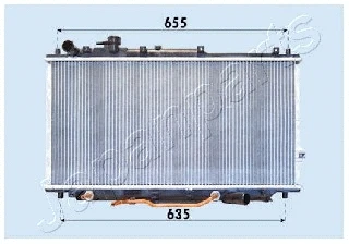Radiator, engine cooling (RDA333007)