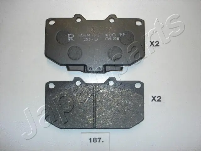 Brake Pad Set, disc brake (PA-187AF)