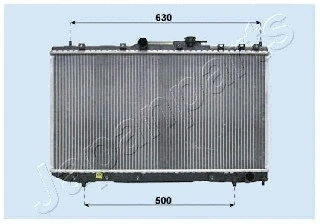 Radiator, engine cooling (RDA153007)