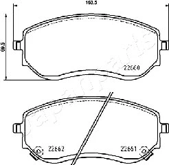 Brake Pad Set, disc brake (PA-0548AF)