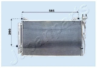 Condenser, air conditioning (CND283025)
