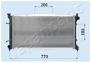 Radiator, engine cooling (RDA243001)