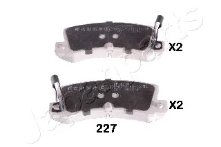 Brake Pad Set, disc brake (PP-227AF)