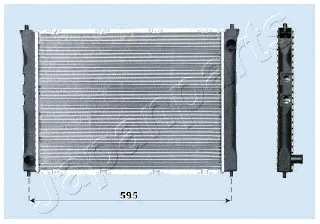 Radiator, engine cooling (RDA012042)