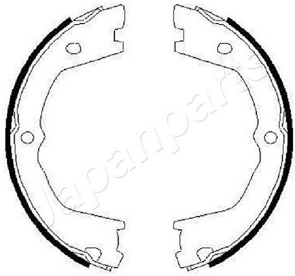Brake Shoe Set, parking brake (GF-0232AF)