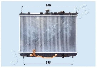 Radiator, engine cooling (RDA333024)