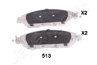 Brake Pad Set, disc brake (PA-513AF)