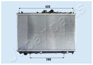 Radiator, engine cooling (RDA163026)